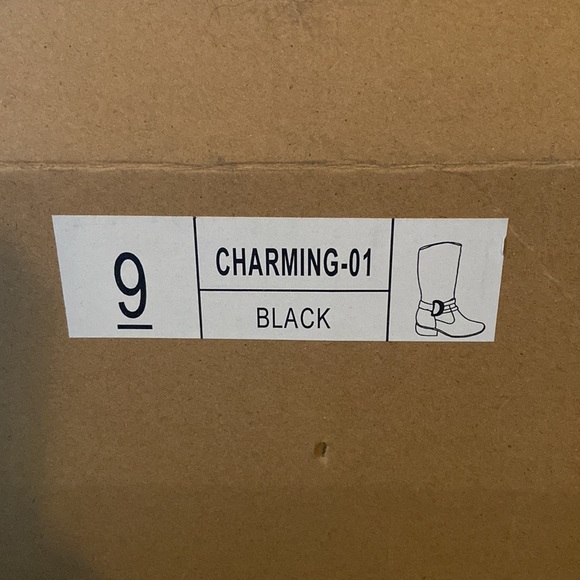 Journee Collection “Charming” - Black, tall boots - Picture 6 of 7